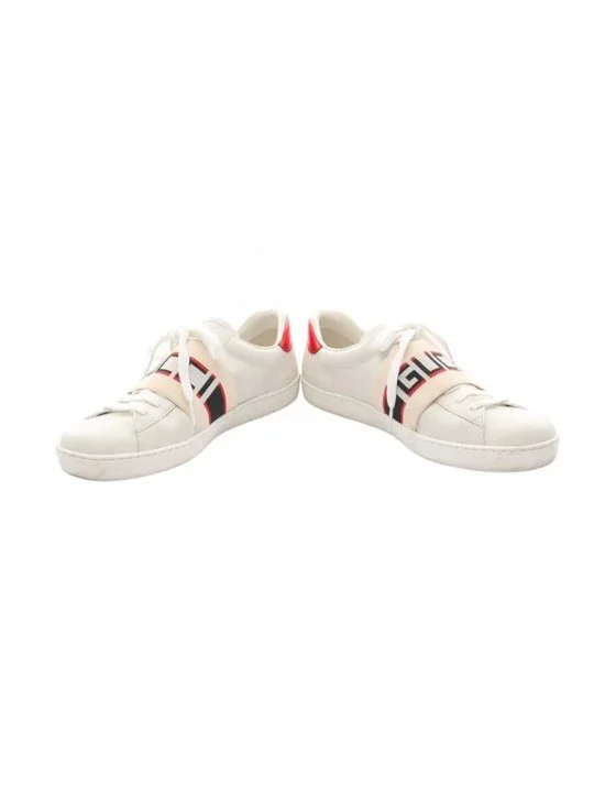 Gucci Sneakers Ace Stripe Leather Shoes - Picture 3 of 14
